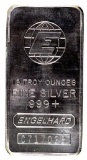 Engelhard 10oz. .999 Fine Silver Ingot/Bar