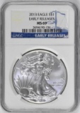 2013 American Silver Eagle 1oz (NGC) MS69 Early Releases