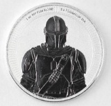 2021 $2 NIUE Star Wars Mandalorian 1oz. .999 Fine Silver