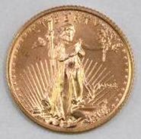 1994 $5 American Gold Eagle 1/10thoz. BU