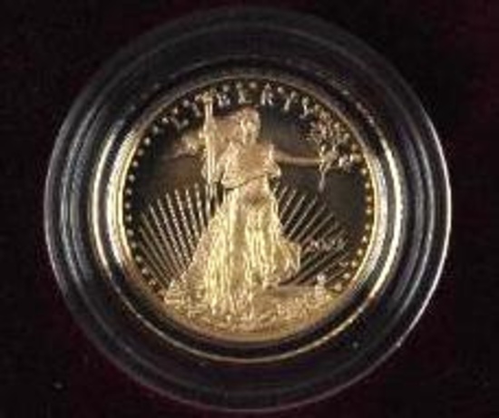 2021 W $5 American Gold Eagle 1/10thoz. Proof