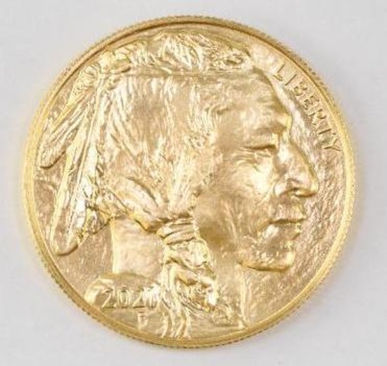 2021 $50 American Buffalo 1oz. .9999 Fine Gold