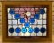 Catalan Modernism Stained Glass Window