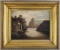 19th Century Landscape Painting on Board