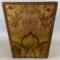 19th Century Fabric-Lined Embroidered Basket