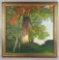 20th Century Impressionist Tree Acrylic on Board