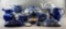 Group of 12 Assorted Blue and White Ceramics and Pieces