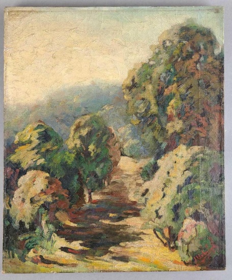 Brown County Inidiana Impressionist Landscape Oil Painting on canvas