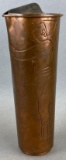 Los Castillo Mexican Brass Handleless Pitcher