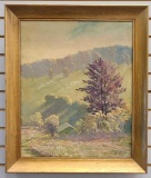 B E Lundblad Impressionist Lanscape Oil Painting
