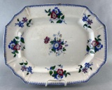 Large Ceramic Floral Serving Platter