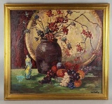 20th Century Fruit Floral Decor Oil Painting