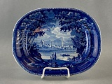 Italian Scenery Blue and White Transferware Platter