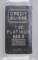 Credit Suisse 1oz. .9995 Fine Platinum