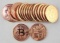 Group of (20) Osborne Mint Bitcoin 1oz. .999 Fine Copper Coins