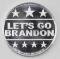 Let's Go Brandon God Bless America (FJB) 1oz. .999 Fine Silver Round