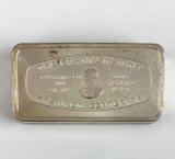 Franklin Mint - Banks - 1000 Grains - 2.0oz. Sterling Silver Ingot/Bar