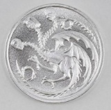 2021 Inflation is Coming Unleash the Beast Biden Fauci Pelosi 1oz. .999 Fine Silver Round