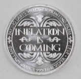 2021 Inflation is Coming Unleash the Beast Biden Fauci Pelosi 1oz. .999 Fine Silver Round