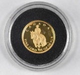 2010 Canada 50 Cents 1/25thoz. .9999 Fine Gold