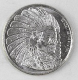 Enviromint Indian/Eagle 1oz. .999 Fine Silver Round