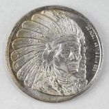 Enviromint Indian/Eagle 1oz. .999 Fine Silver Round