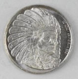 Enviromint Indian/Eagle 1oz. .999 Fine Silver Round