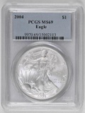 2004 American Silver Eagle 1oz. (PCGS) MS69