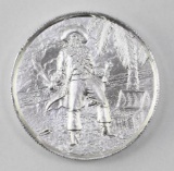 Elemetal Captain 2oz. .999 Fine Silver Ultra High Relief Round