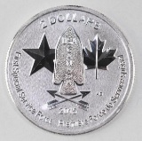 2015 $2 Canada First Special Service Force 1/2oz. .9999 Fine Silver