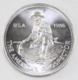 1986 Engelhard Prospector 1oz. .999 Fine Silver