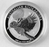 2018 Australia Kookaburra 1oz. .9999 Fine Silver