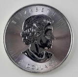 2015 $8 Canada Maple Super Leaf 1.5oz. .9999 Fine Silver