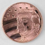 Blockchain Mint Donald Trump 1oz. .999 Fine Copper Round