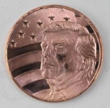 Blockchain Mint Donald Trump 1oz. .999 Fine Copper Round