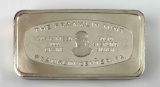 Franklin Mint - Banks - 1000 Grains - 2.0oz. Sterling Silver Ingot/Bar