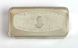 Franklin Mint - Banks - 1000 Grains - 2.0oz. Sterling Silver Ingot/Bar