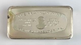 Franklin Mint - Banks - 1000 Grains - 2.0oz. Sterling Silver Ingot/Bar