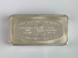 Franklin Mint - Banks - 1000 Grains - 2.0oz. Sterling Silver Ingot/Bar