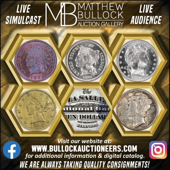 LIVE GALLERY PREMIER Coin & Currency Auction