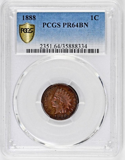 1888 Indian Head Cent (PCGS) PR64BN