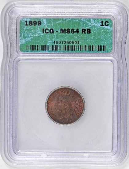 1899 Indian Head Cent (ICG) MS64RB