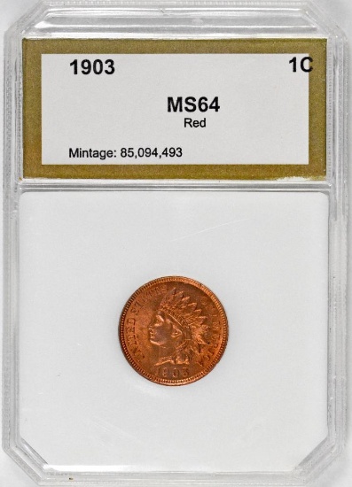 1903 Indian Head Cent (PCI) MS64RD