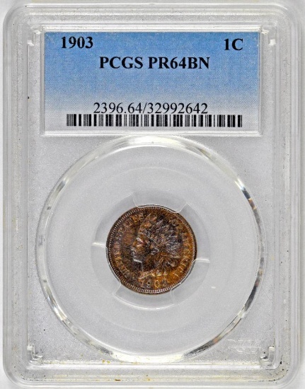 1903 Indian Head Cent (PCGS) PR64BN