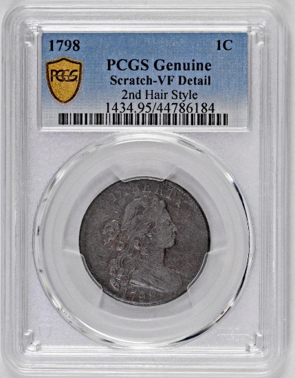 1798 Draped Bust Large Cent (PCGS) VF details