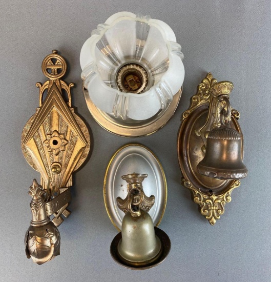 Group of 4 Wall Sconces