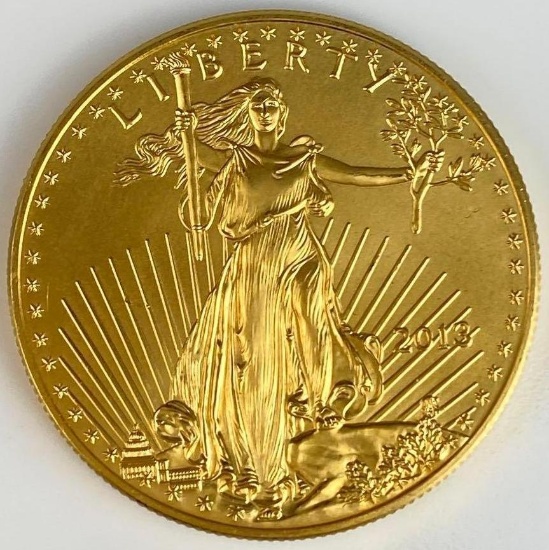 2013 $50 American Eagle 1oz. Fine Gold