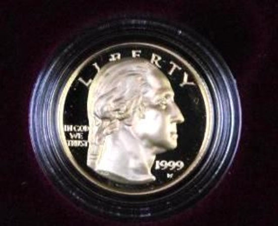 1999 W $5 George Washington Commemorative Gold Proof