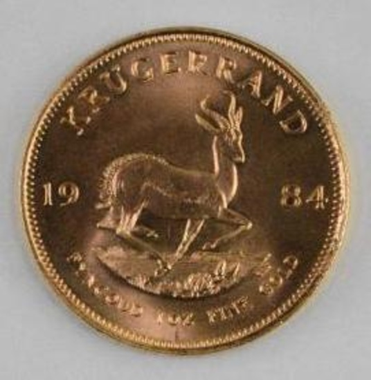 1984 South Africa Krugerrand 1oz. Fine Gold