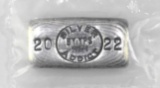 2022 YPS Silver Addict 1oz. .999 Fine Silver Ingot/Bar